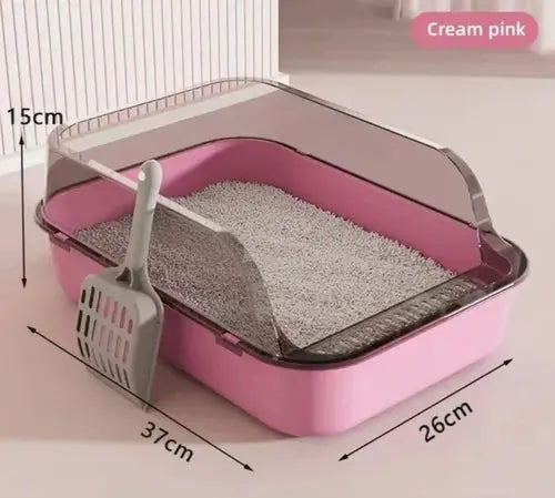 Cat Litter Box Semi-enclosed AliExpress