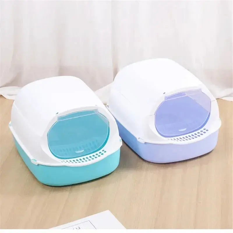 Cat Litter Box Semi-enclosed AliExpress