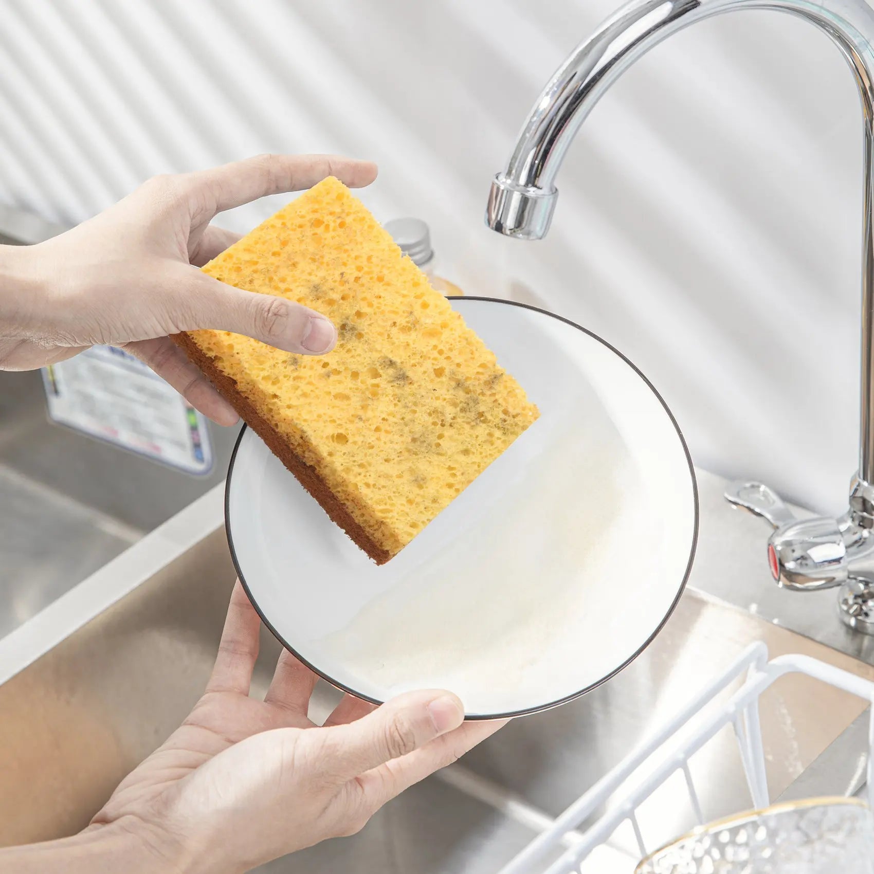 16 Pack Biodegradable And Compostable Sponges