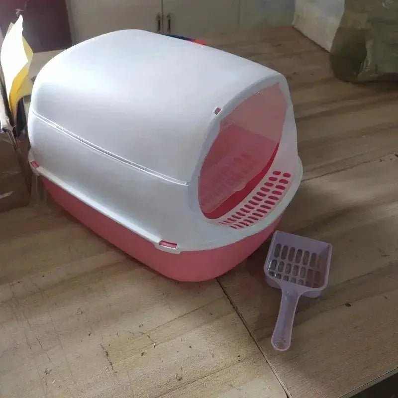 Cat Litter Box Semi-enclosed AliExpress
