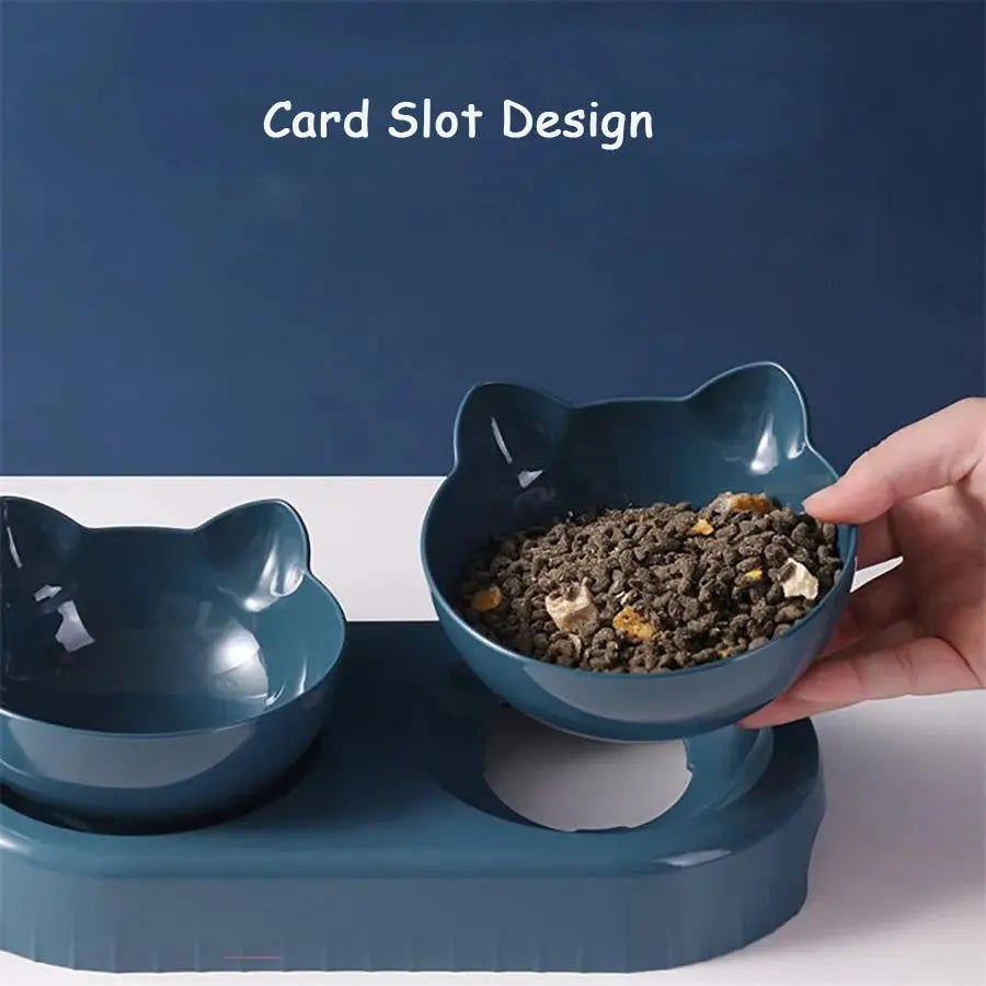 Triple Cat Bowls Pet Feeder AliExpress