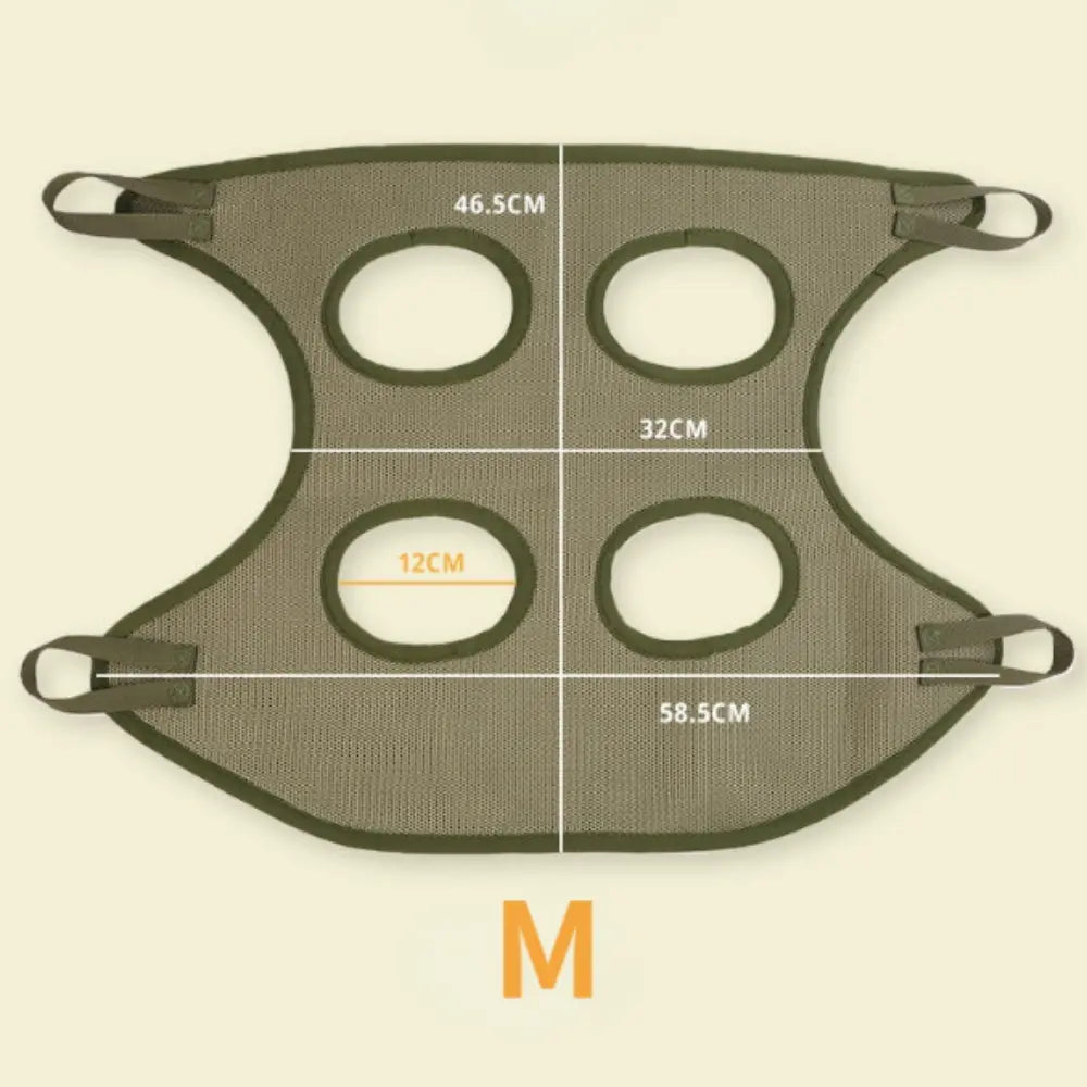 Cat Grooming Restraint Bag with Hammock Yellow Pandora