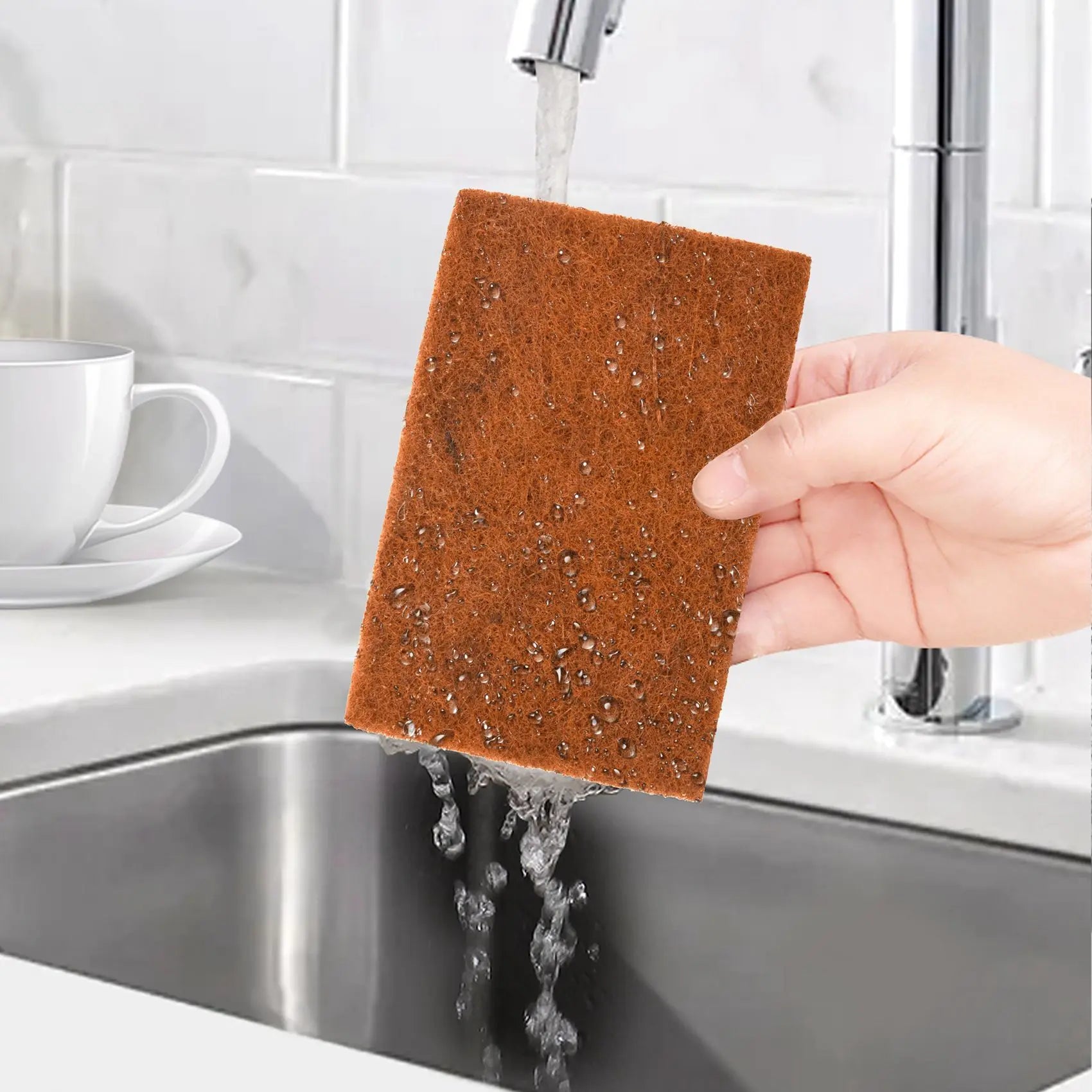 16 Pack Biodegradable And Compostable Sponges