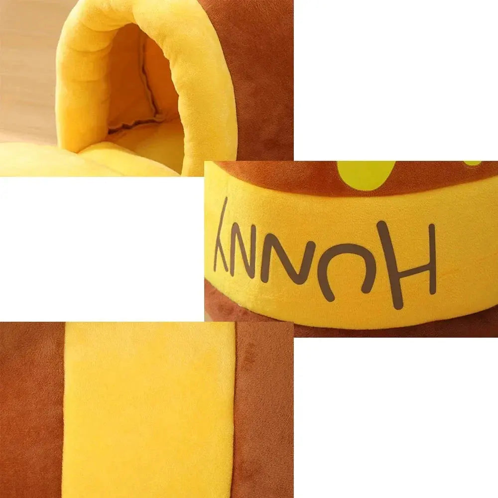 Adorable Honey Jar Theme Cat Bed Yellow Pandora