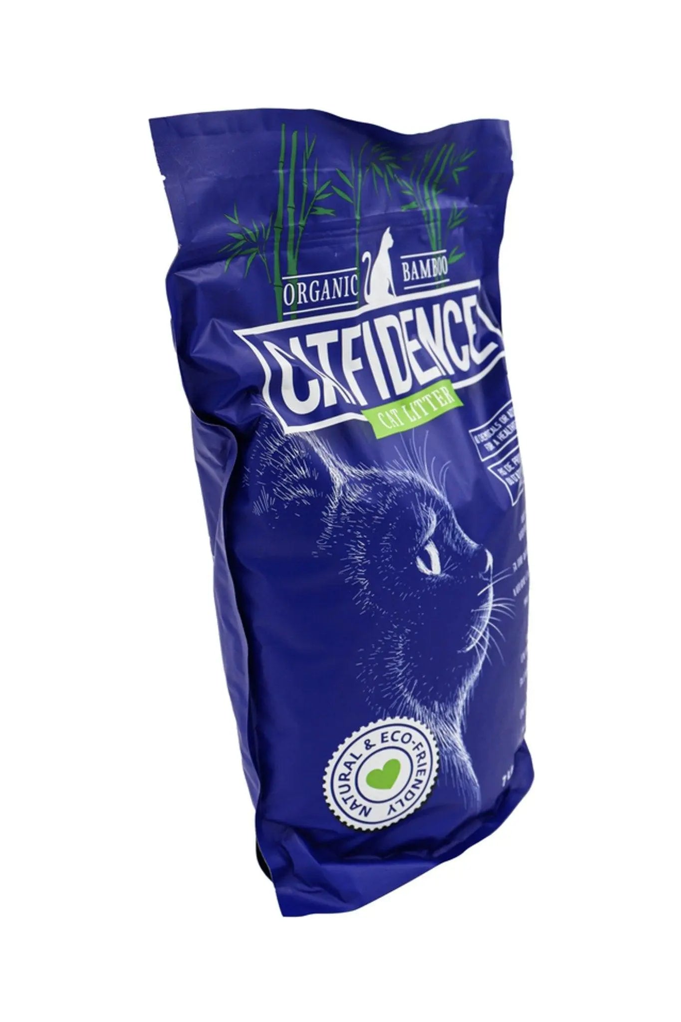 Catfidence 100% Organic Bamboo Cat Litter - 7 lb Bag White Diomedes